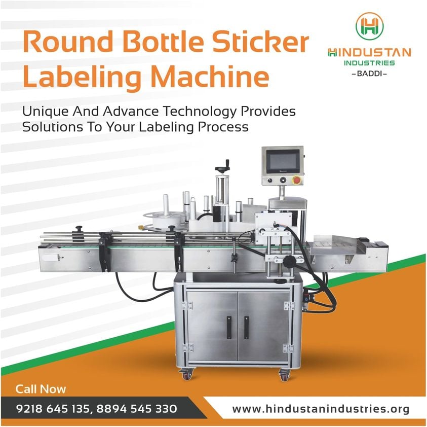 Round Bottle Labeling Machine - High Speed
