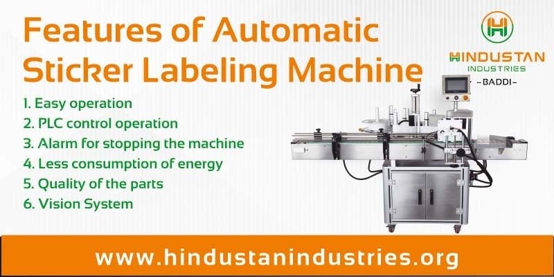 Features of Bottle Labeling Machine