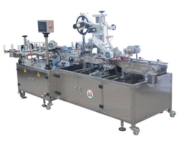 top and bottom sticker labeling machine