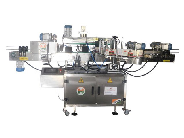 square bottle sticker labeling machine