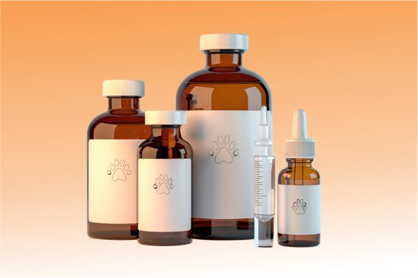Veterinary pharmaceutical bottles