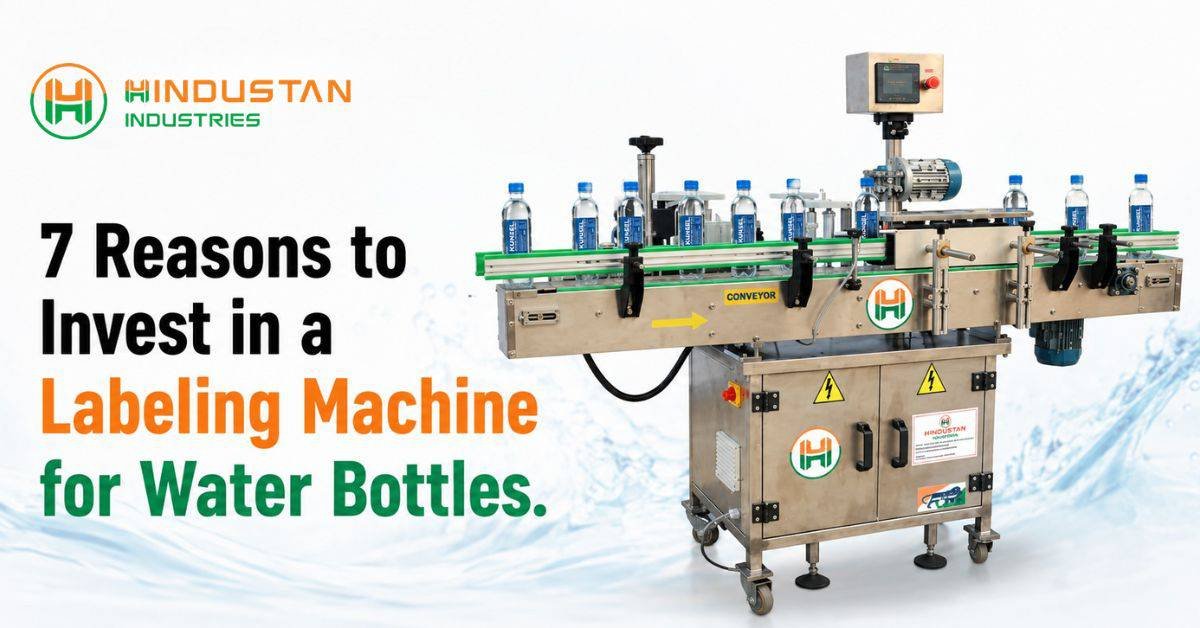 7 Reasons to Invest in a Labeling Machine for Water Bottles