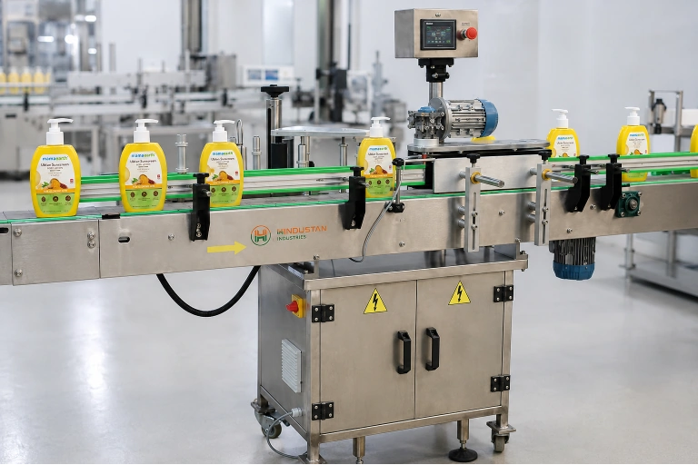 Automatic Labeling Machine for Mamaearth
