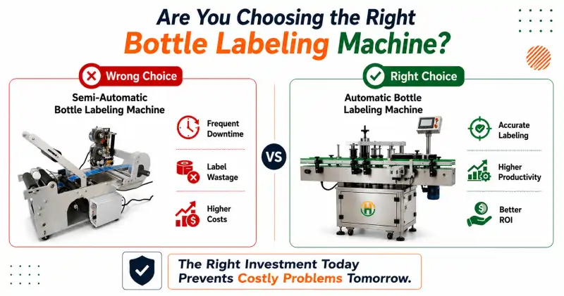 Automatic Bottle Labeling Machine