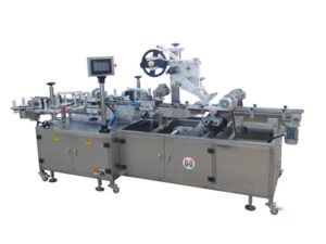 Round Bottle With top and bottom labeling machine